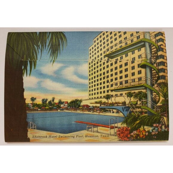 Houston Texas, Postcard folder, 1930s, (PA57) - Picture 2 of 6